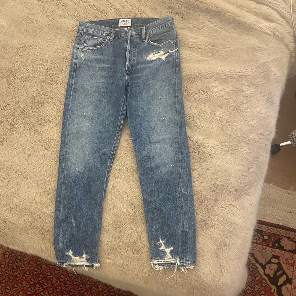 Ágolde Jean w light rips. Size 28.